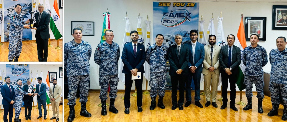  <div style="color: #fff; font-weight: 600; font-size: 1.5em;">
<p style="font-size: 13.8px;">Amb Pankaj Sharma met with General Disraeli Gomez Herrera, Director of FAMEX and his team.

Discussed about India’s participation at the upcoming edition of FAMEX 2025, one of the biggest & most important security, defense & aerospace exhibition in Latin America. <br /><span style="text-align: center;">19.01.2024</span></p>
</div>