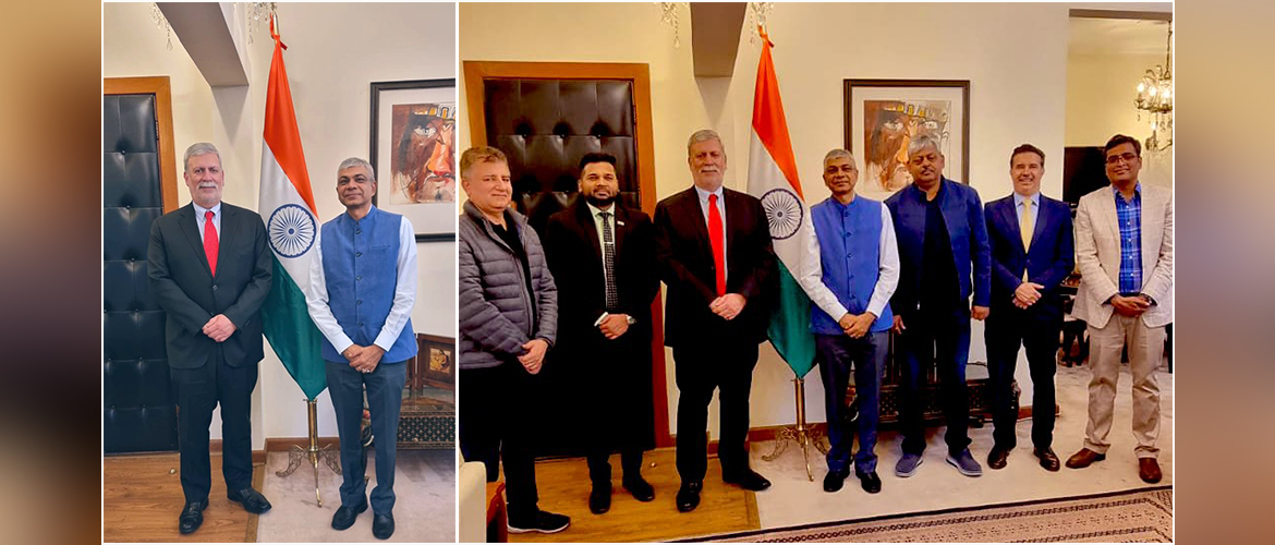  <div style="color: #fff; font-weight: 600; font-size: 1.5em;">
<p style="font-size: 13.8px;">Amb Pankaj Sharma met with the President of INA Amb Francisco Gonzalez Diaz. Members from the IndMexCouncil also joined the meeting.

Discussed about upcoming visit of ACMA delegation & future collaboration to strengthen bilateral trade & investment in this important sector.<br /><span style="text-align: center;">22.01.2024</span></p>
</div>