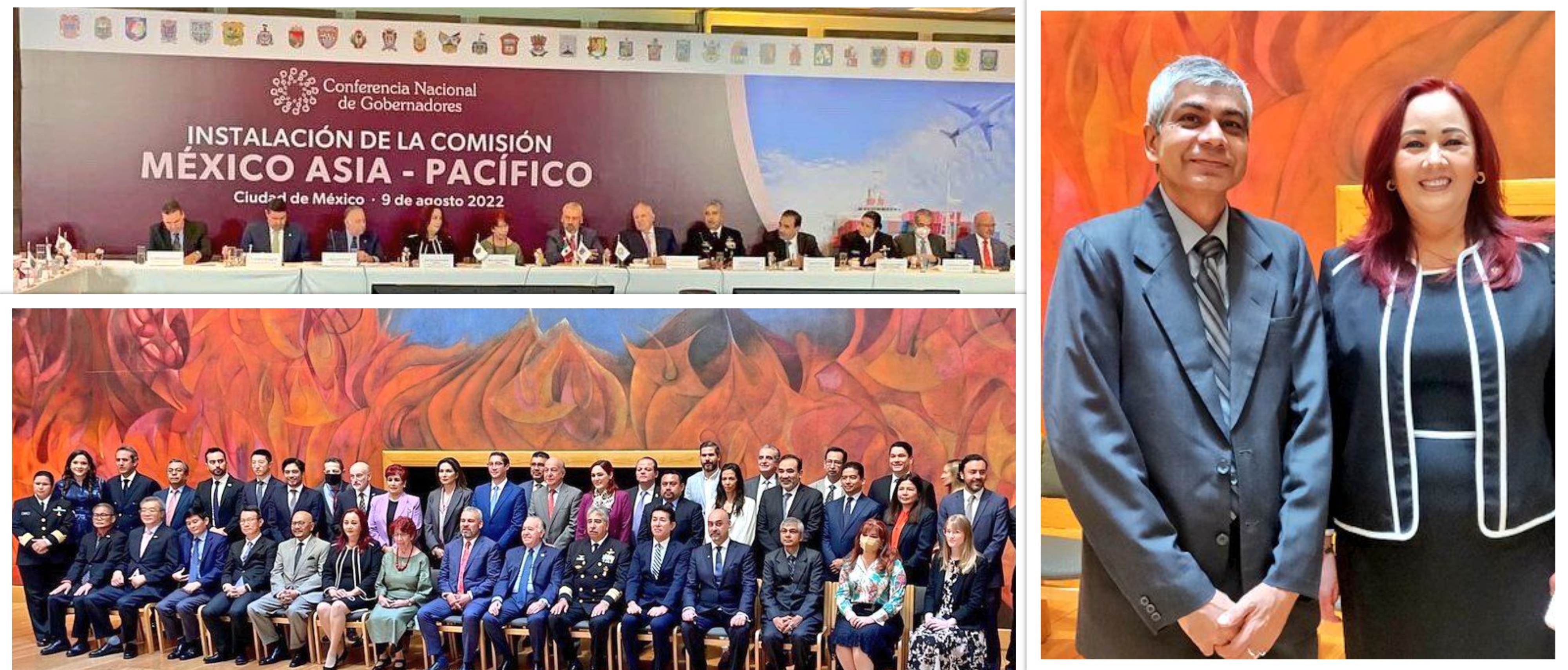  <div style="fcolor: #fff; font-weight: 600; font-size: 1.5em;">
<p style="font-size: 13.8px;"> Ambassador Pankaj Sharma participated in installation of Mexico's Asia-Pacific Commission of CONAGO , chaired by Governor  H.E. Mr. Alfredo Ramírez Bedolla.

We welcome this development & through this Commission, India looks forward to fostering greater cooperation with Mexico on both levels, governmental & private.



<br /><span style="text-align: center;">10 August 2022</span></p>
</div>