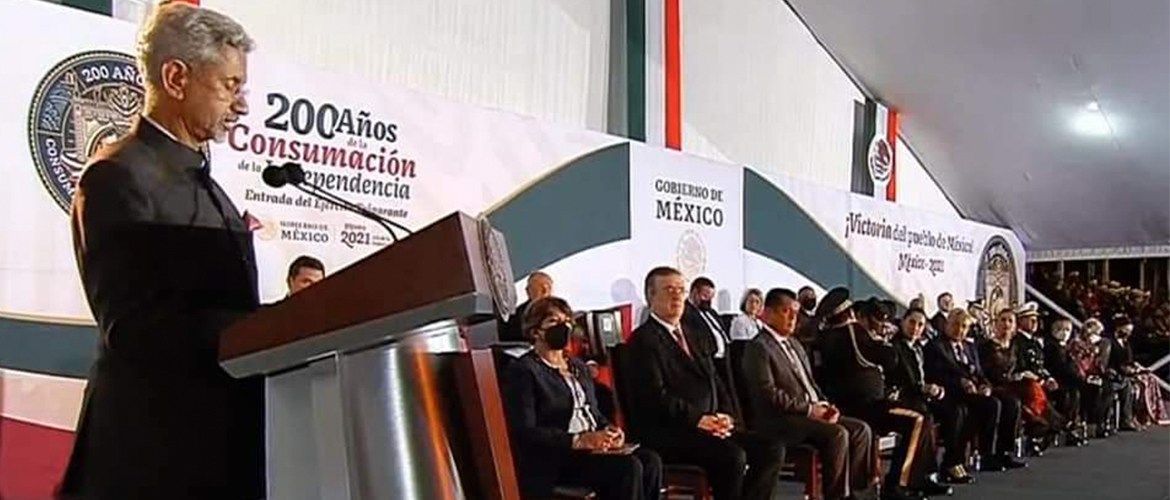  EAM Dr.S.Jaishankar attended the ceremony for 200 years of consummation of Mexican Independence