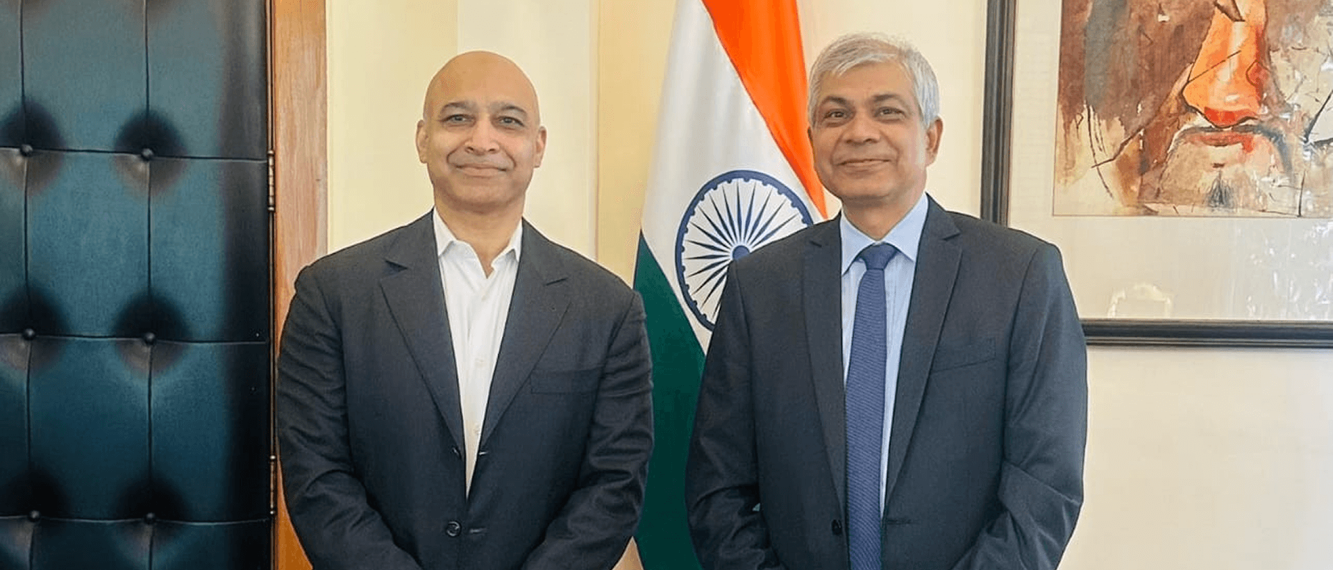  <div style="color: #fff; font-weight: 600; font-size: 1.5em;"> 
<p style="font-size: 13.8px;">Had an engaging interaction with Mr. Narender Dev Mantena, Head, Global Strategy & CEO of Biological E Ltd.<br />
<span style="text-align: center;">04.11.2025</span></p> </div>