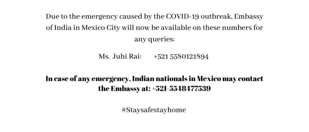  Emergency Contact Number COVID - 19