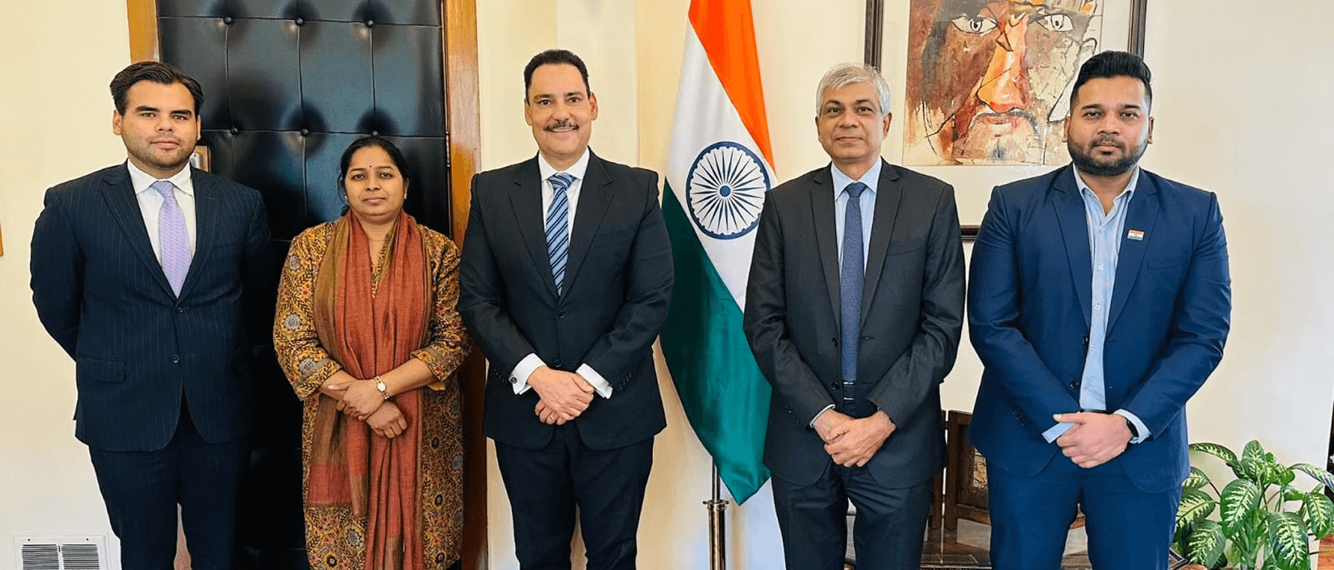  <div style="color: #fff; font-weight: 600; font-size: 1.5em;"> 
<p style="font-size: 13.8px;">Met with H.E. Senator Juan Antonio Martín del Campo. We discussed avenues to deepen India–Mexico collaboration across multiple sectors.<br />
<span style="text-align: center;">04.11.2025</span></p> </div>