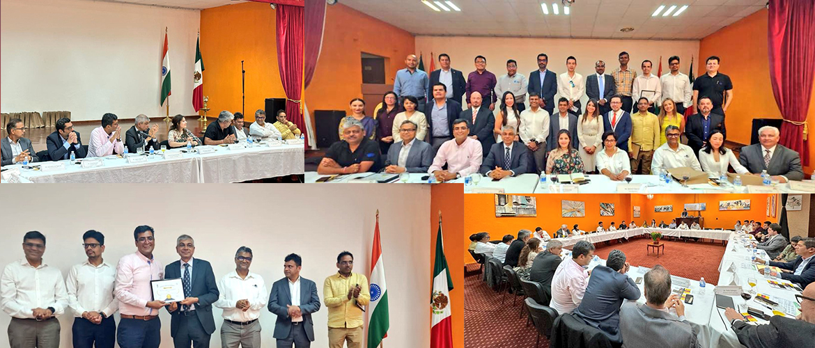  <div style="fcolor: #fff; font-weight: 600; font-size: 1.5em;">
<p style="font-size: 13.8px;">
There was another leap towards deepening bilateral trade ties between India and Mexico. 

Amb. Pankaj Shamra and embassy officials participated in the 1st members networking event of the Trade & Commerce Council of India & México (IndMex).

Come, join us and be a part of the growth story of two strong economies!

For info: council.indmex@gmail.com

<br /><span style="text-align: center;">21 June 2023</span></p>
</div>