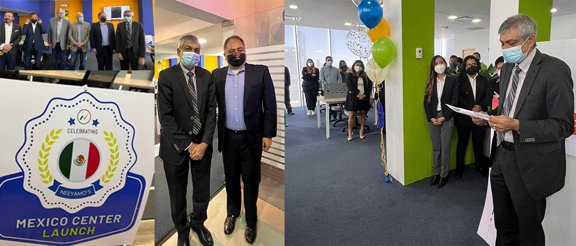  Ambassador of India to Mexico Dr.Pankaj Sharma inaugurated new delivery centre of Neeyamo Inc. in Puebla, Mexico.

Neeyamo is a leading provider of global technology-enabled payroll and HR services.