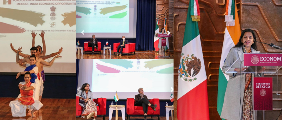  The Mexico-India Economic Opportunities Forum was inaugurated, which will contribute to the economic promotion of Mexico by diversifying exports and attracting new investments.
Charge d'affaires Juhi Rai inaugurated it in the presence of IMBC and the Secretary of economy.