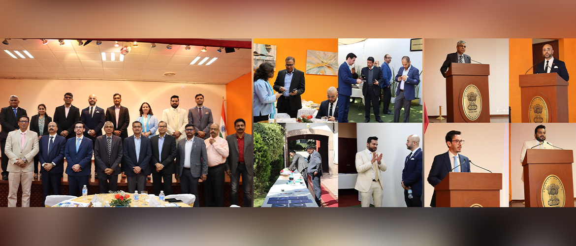  <div style="color: #fff; font-weight: 600; font-size: 1.5em;">
<p style="font-size: 13.8px;">Buyers-Sellers meeting (BSM) with Indian plastic industries!

The embassy  organized a successful BSM with Plexconcil and INDMEX bringing together 9 plastic industries from India with importers from Mexican plastic & related industries.

The BSM focused on business presentation & matchmaking, product exhibition & networking

We are grateful to representatives of ANIPAC , Global Economic Impulse division of SRE and from the Ministry of Economy for the State of Nuevo León for their participation in the BSM.

<br /><span style="text-align: center;">06.11.2023</span></p>
</div>