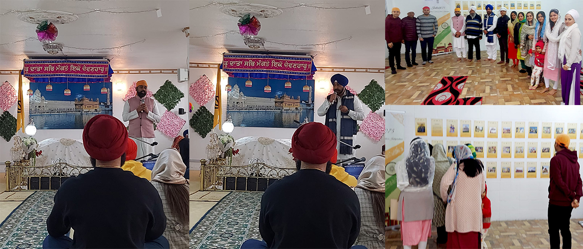  <div style="fcolor: #fff; font-weight: 600; font-size: 1.5em;">
<p style="font-size: 13.8px;">Officials from Embassy and ICCR in Mexico  along with diaspora members in Mexico remembered the supreme sacrifices made by sons of Shri Guru Gobind Singh ji through a photo exhibition and offered prayers together at Gurudwara in Mexico City observing Veer Baal Diwas.

<br /><span style="text-align: center;">26 December 2022</span></p>
</div>