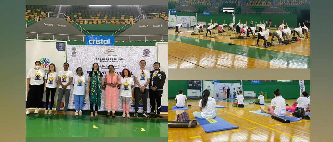  <div style="fcolor: #fff; font-weight: 600; font-size: 1.5em;">
<p style="font-size: 13.8px;">International Day of Yoga 2022!<br>

Yoga practice held at Poliforum Zamna in Merida under guidance of Yoga Teacher Dr. Ramesh Kumar.

<br /><span style="text-align: center;">21 June 2022</span></p>
</div>

