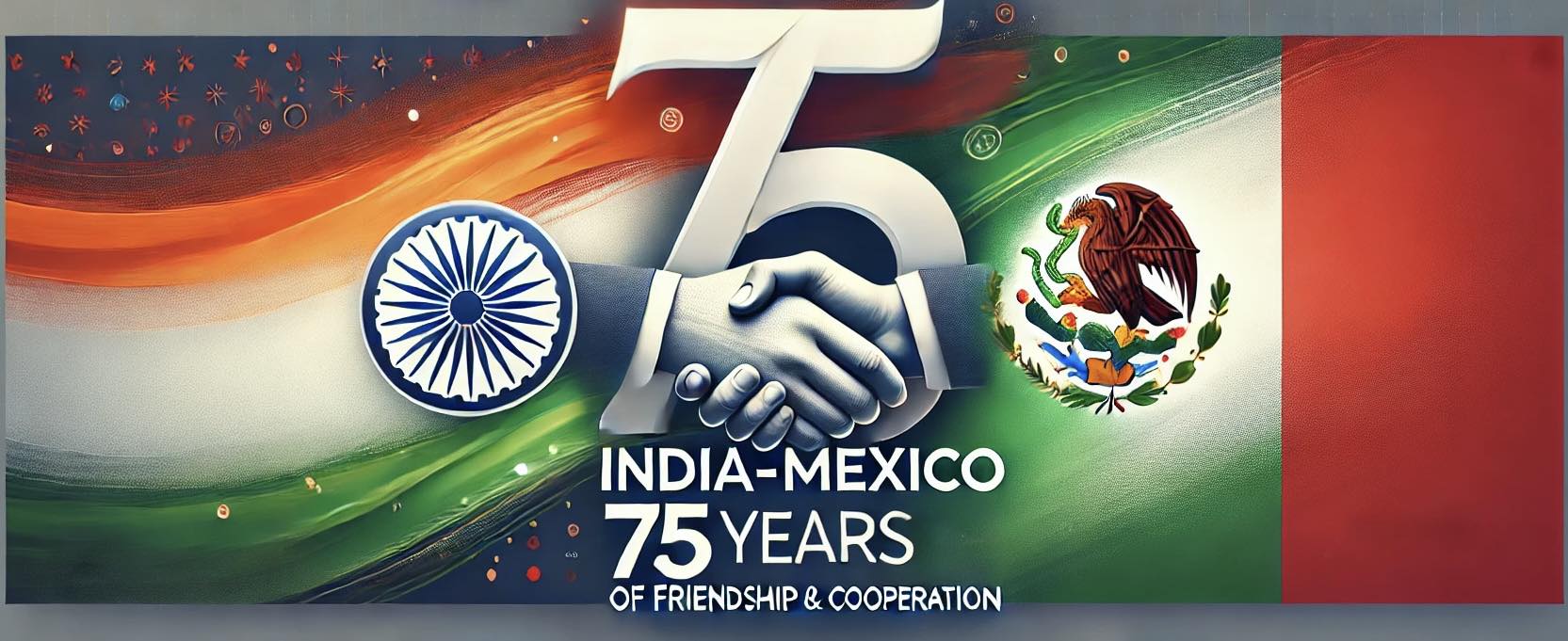 Recepción del 75º Día de la República ofrecida por la Embajada de la India en la Ciudad de México el 26 de enero de 2024